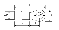 Terminal circular preaislado, rojo, 0.5 mm² a 1.5mm². Mod. 2040071-8858.jpg