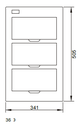 Caja de distribución 36 módulos empotrar Sassin. Mod. D506WW36-12439.jpg