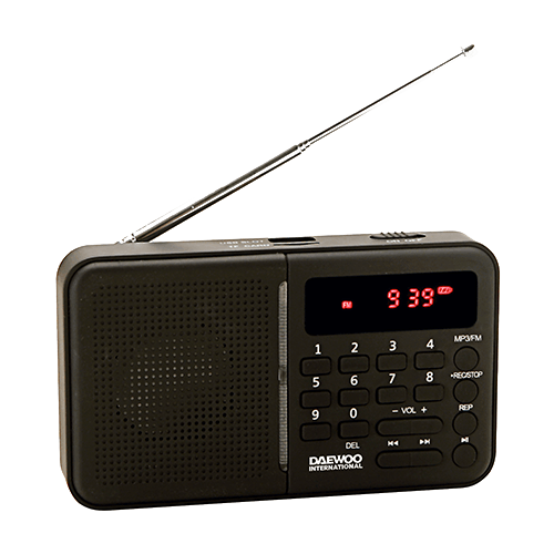Radio digital portátil negro Daewoo. Mod. DRP-122B-14275.jpg