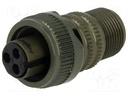 Conector militar 3 pin hembra Serie DS/MS Amphenol. Mod. DS3106A10SL-3S-11500.jpg