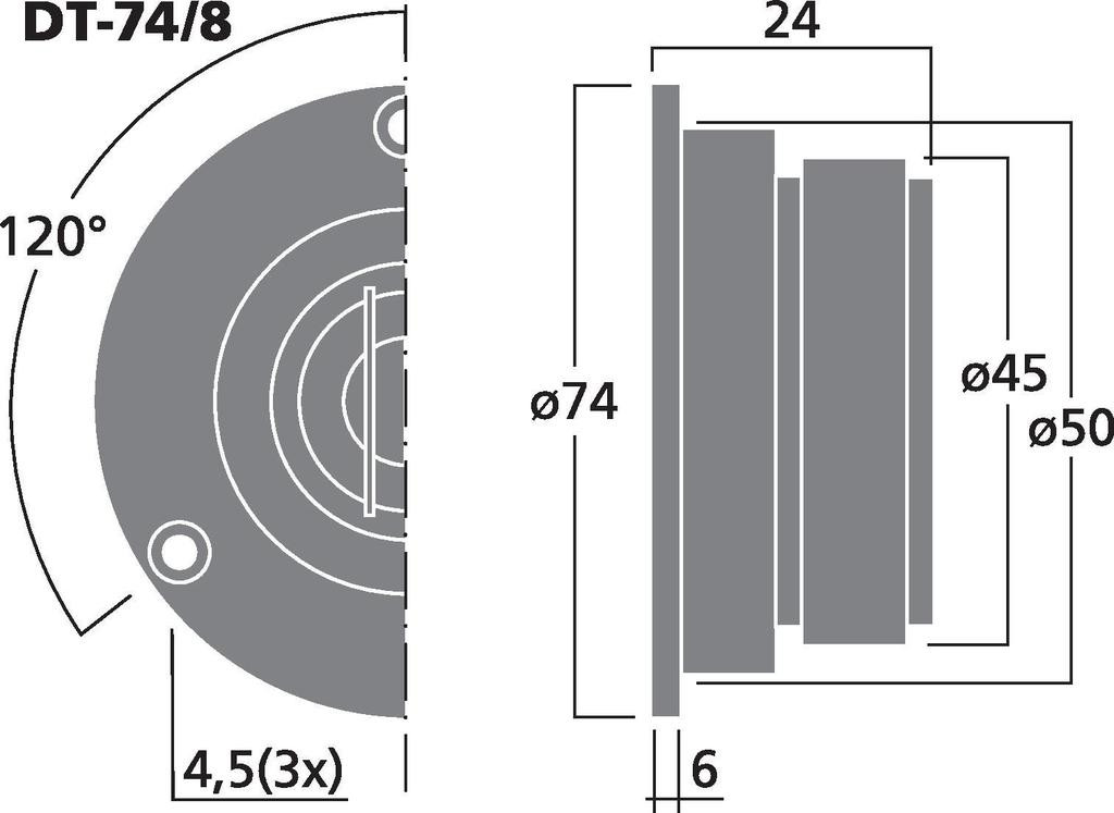 Tweeter de cúpula 15 W, 8 Ω. Mod. DT-74/8-15809.jpg