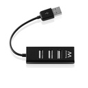 Hub USB 4 puertos USB 2.0 negro. Mod. EW1123-11324.jpg