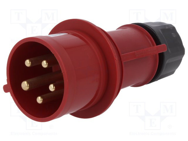 Conector de alimentación AC trifásicos 3P+N+TT 32A enchufe IP44. Mod. FAM-13303-8648.jpg