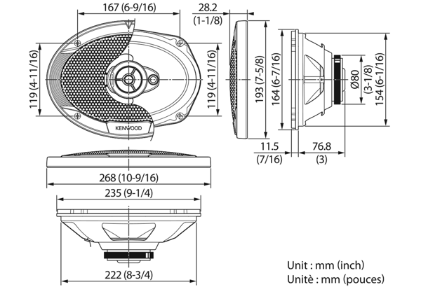 Pareja altavoces coche 6X9" 400W Kenwood. Mod. KFC-S6966-14260.jpg