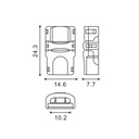 Conector de Hipopótamo Para Tira Led y Cable Ip65 10Mm 2Pin. Mod. LM2907-17232.jpg
