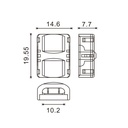 Conector de Hipopótamo Para Tira Led Ip65 10Mm 2Pin. Mod. LM2908-17229.jpg