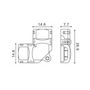 Conector de Hipopótamo L Para Tira Led Ip20 10Mm 2Pin. Mod. LM2917-16786.jpg