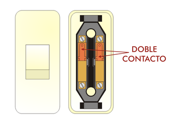 Interruptor bipolar pasante de 10A de color blanco, contactos de plata Electro DH Mod. 11.562/B-1477.jpg