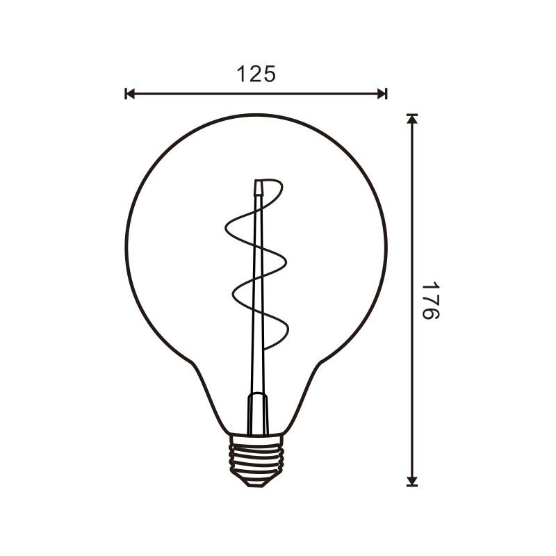 Bombilla Led Filamento espiral E27 G125 4W ámbar 2300K. Mod. LM8574-17208.jpg