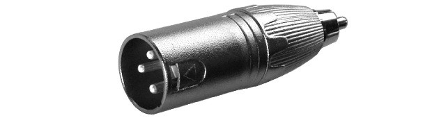 Adaptador XLR Macho 3 Pins a RCA Macho. Mod. 1605-1329.jpg