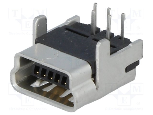 Conector hembra USB B mini PCB THT 5pin 90°. Mod. 54819-0519-12134.jpg