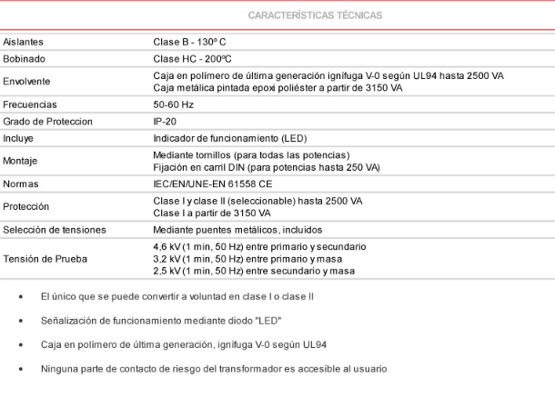 Transformador Polylux Pri: 230 - 400 V sec: 12 - 24V 40VA. Mod. PB40-9077.jpg