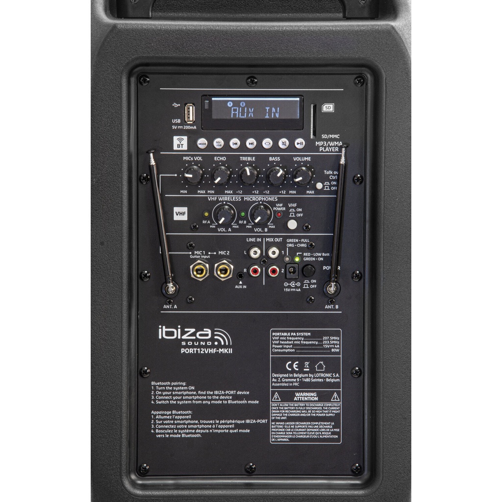 Sistema de sonido portátil (trolley) Ibiza Sound 12" 700W. Mod. PORT12VHFBT-MKII-17656.jpg