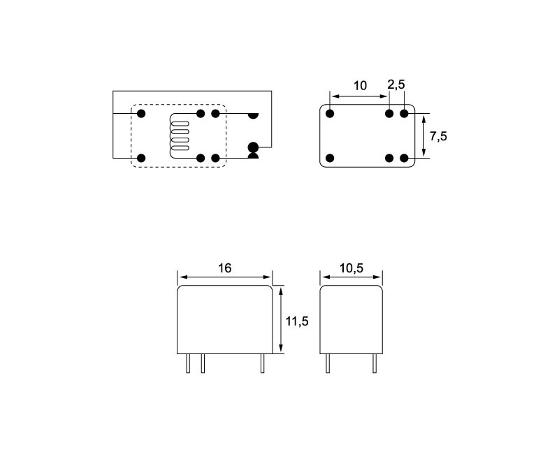 Relé super-miniatura (RN) 12Vcc 1Cto. 2A. Mod. RMCO12-739.jpg