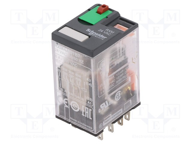 Relé electromagnético 4 ctos 24VCA 6A/250VCA. Mod. RXM4AB1B7-15153.jpg