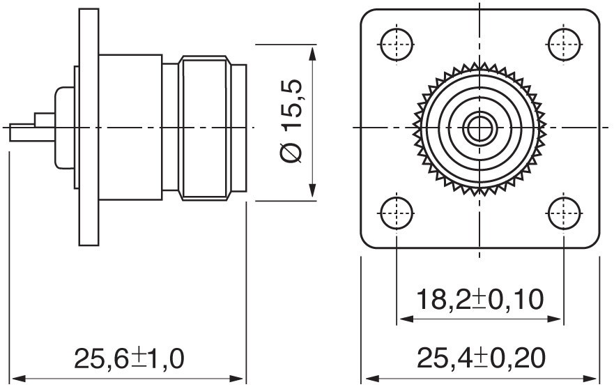 Conector N hembra fijación a tornillo para chasis. Mod. 1435-1005.jpg