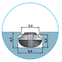 Sensor magnético Reed 2 hilos NO 5 metros. Mod. SMT.2D.A.5M-15913.jpg