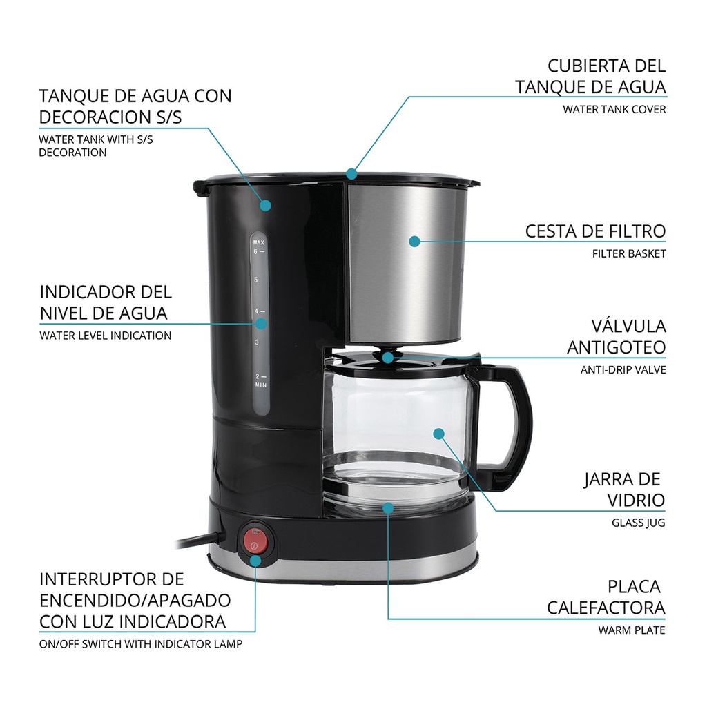 Cafetera eléctrica 6 tazas TM Electron. Mod. TMPCF007-9650.jpg