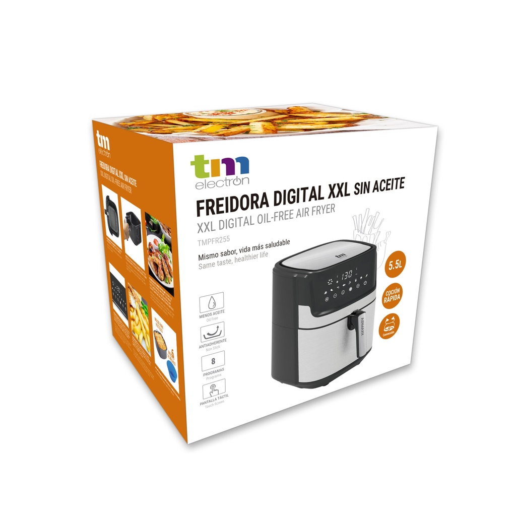 Freidora digital XXL 5.5 litros sin aceite TM Electron. Mod. TMPFR255-16825.jpg