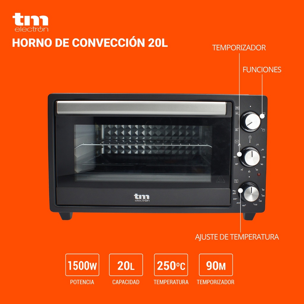 Horno convección de sobremesa 20 L. Mod. TMPHO020-16530.jpg