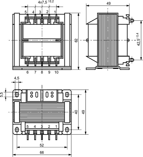 Transformador red 25VA E: 230V - S: 15-15V. Mod. TS25/028-13923.jpg