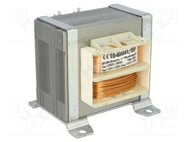 Transformador 230V AC a 2X15V AC 40VA 2X1.35A. Mod. TS40/041-15169.jpg