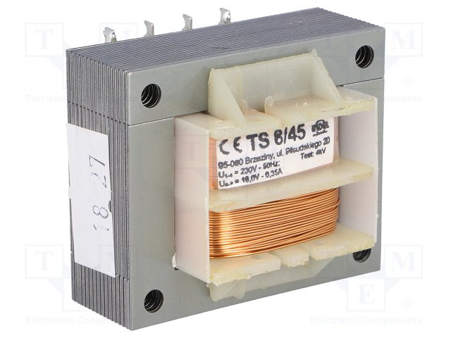 Transformador de red 8VA 230VCA 18V 0,35A IP00 Sal para C.I. Mod. TS8/45-9483.jpg