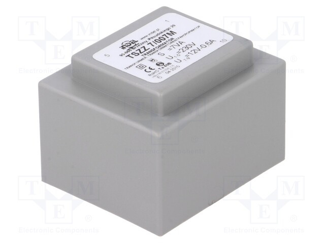 Transformador encapsulado 7VA 230VCA 12V 580mA. Mod. TSZZ7/007M-15627.jpg