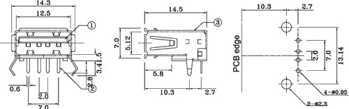 Conector hembra USB A THT angulares 90°. Mod. USBA-G-10285.jpg
