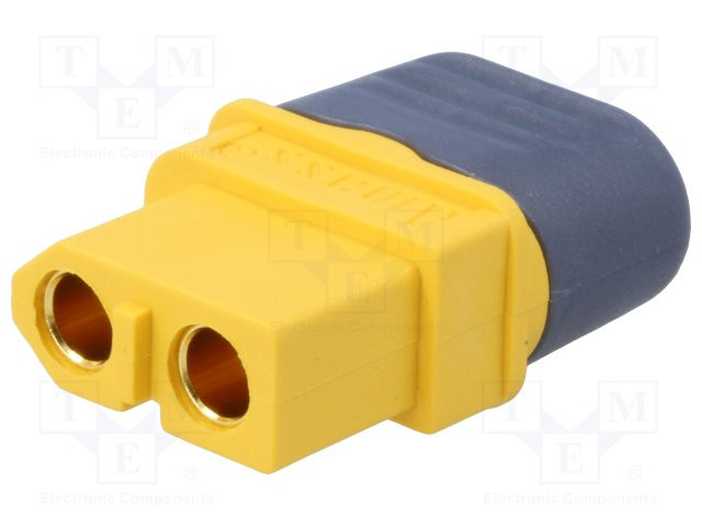 Conector de alimentación DC XT60 hembra aéreo 2 pin. Mod. XT60H-F-10755.jpg