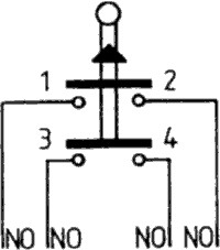 Interruptor de puerta 2 Posiciones DPST-NO 16A/400VCA. Mod. XTD22AZ1-12191.jpg