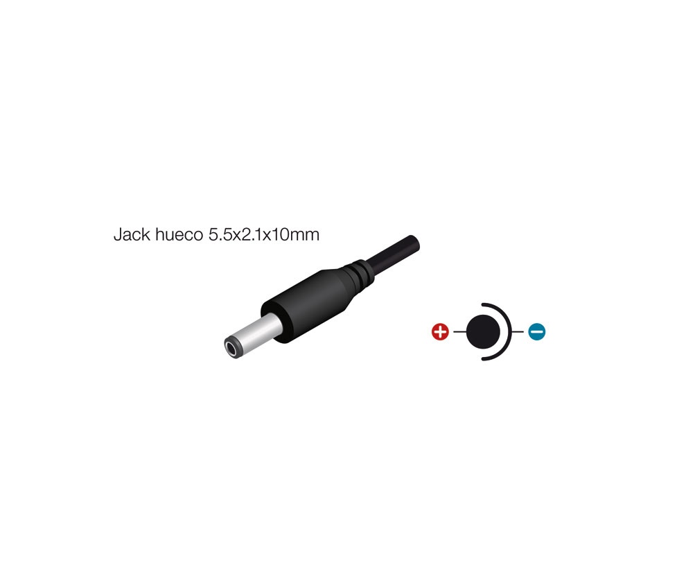 Alimentador fijo 24V 2.5A jack 2.1mm. Mod. ALM406