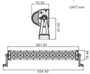 Barra Led COCHE 10-30 VDC 120 W. MOD. 1201LED