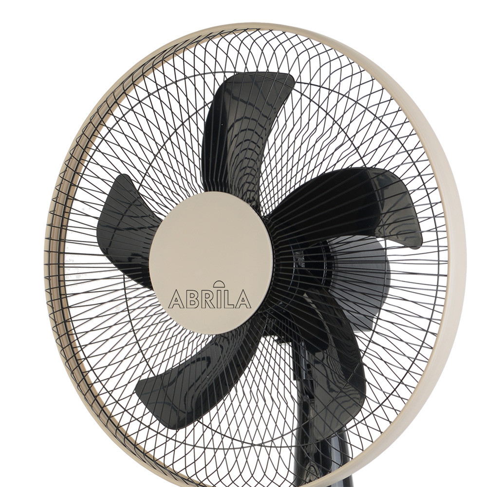 Ventilador pie 40cm 45W negro beis Belmonte. Mod. 213841078