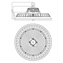 Campana Ufo Led Serie A 200W 1-10V 5000K. Mod. GA6765