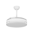 Ventilador techo aspas retráctiles 72W blanco 107cm Papiro. Mod. 212591301