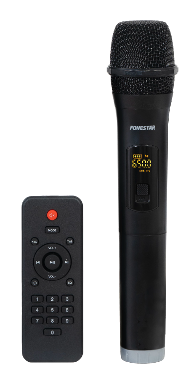 Altavoz activo portátil trolley batería 8" 100W FONESTAR. Mod. MALIBU-308