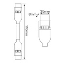 Conector flexible V8 tira 230V RGB Lotus. Mod. 5551795