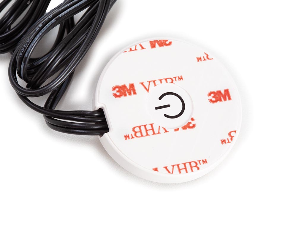 Interruptor táctil oculto LED para muebles 12/24V. Mod. LQS05