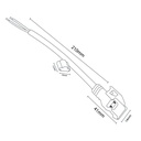 Cable adaptador crimpable para tira LED 220VAC COBpro. Mod. LM2340