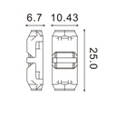 Conector Rápido Para Cable 2 Pin En Serie - Máx. 36V 10A. Mod. LM2920
