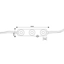 Módulo de 1 LED COB 12V 2W 6000K. Mod. LM6232
