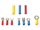Kit de 150 terminales faston y redondos aislados. Mod. HAS05