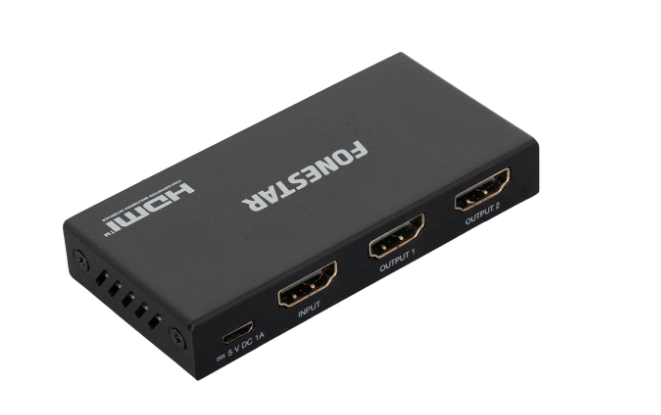 Distribuidor amplificador HDMI 1 x 2 UHD 4K@60Hz Fonestar. Mod. FO-22S2ED