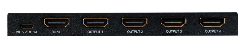 Distribuidor amplificador HDMI 1 x 4 UHD 4K@60Hz Fonestar. Mod. FO-22S4ED