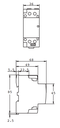 Contactor modular 4P 25A 10kW. Mod. WE-9260