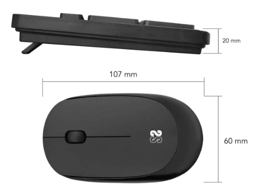 Kit Teclado + Ratón Inalámbricos Subblim. Mod. SUBKBC-CSSW10