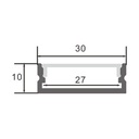 Perfil de Aluminio Trake - 2 Metros. Mod. LM3775