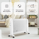 Radiador de mica Kambal Máx. 2000W Blanco. Mod. 301015017
