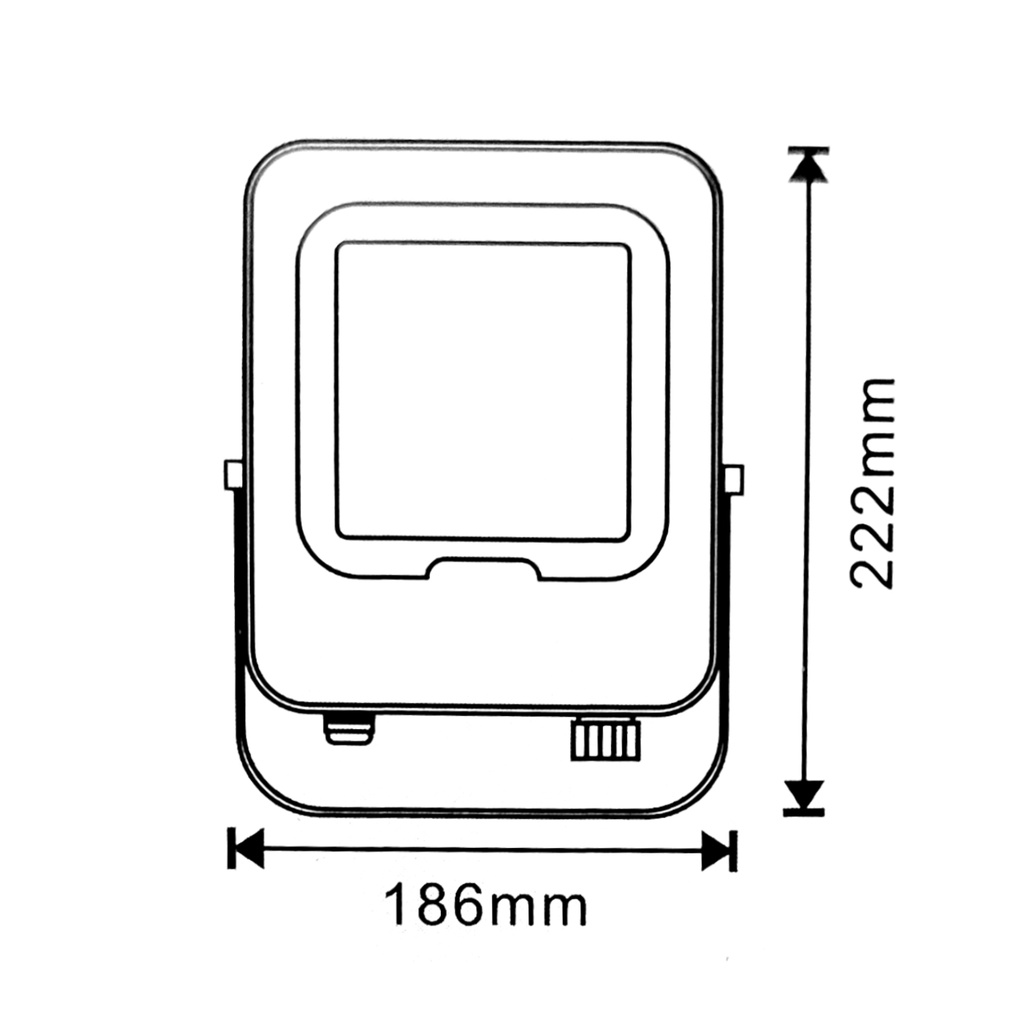 Proyector Led SMD 2835 Aluminio Blanco 50W IP65 6000K. Mod. 7086